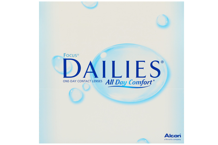 Sphärische Kontaktlinsen Dailies All Day Comfort 90 Stück - Tageslinsen von Alcon / Ciba Vision