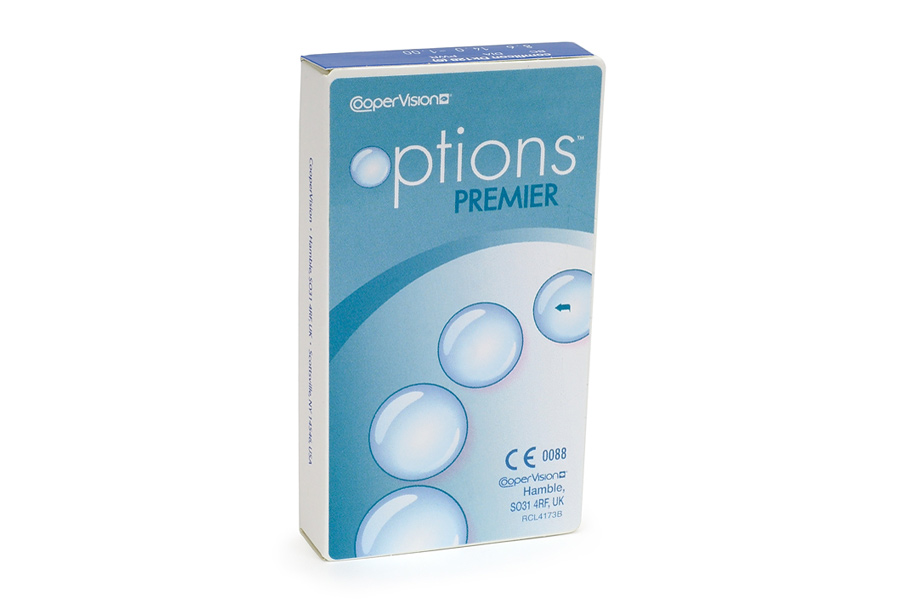 Sphärische Kontaktlinsen options Premier 6 Monatslinsen