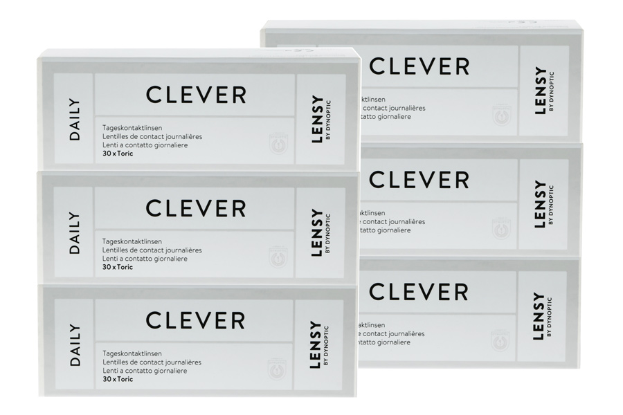 Tageslinsen Lensy Daily Clever Toric 2 x 90 Tageslinsen Sparpaket 3 Monate