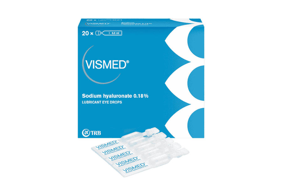Augentropfen ohne Konservierungsmittel Vismed 20 x 0,3 ml Augentropfen