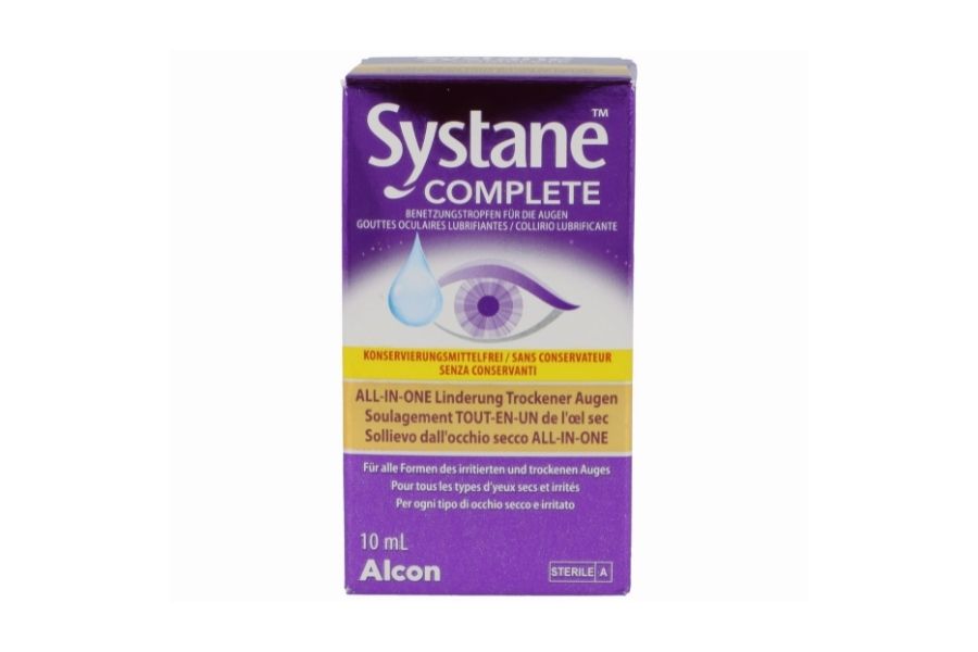 Augentropfen ohne Konservierungsmittel Systane Complete 10 ml Augentropfen