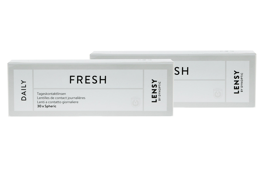 Sphärische Kontaktlinsen Lensy Daily Fresh Spheric 2 x 30 Tageslinsen