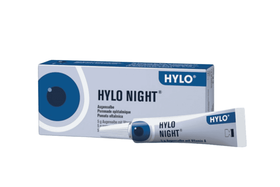 Augentropfen ohne Konservierungsmittel Hylo Night 5 g Augensalbe