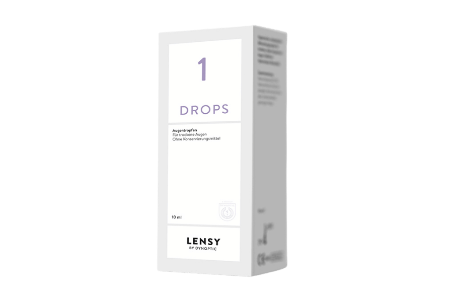 Augentropfen ohne Konservierungsmittel Lensy Drops 1 1 x 10 ml Augentropfen