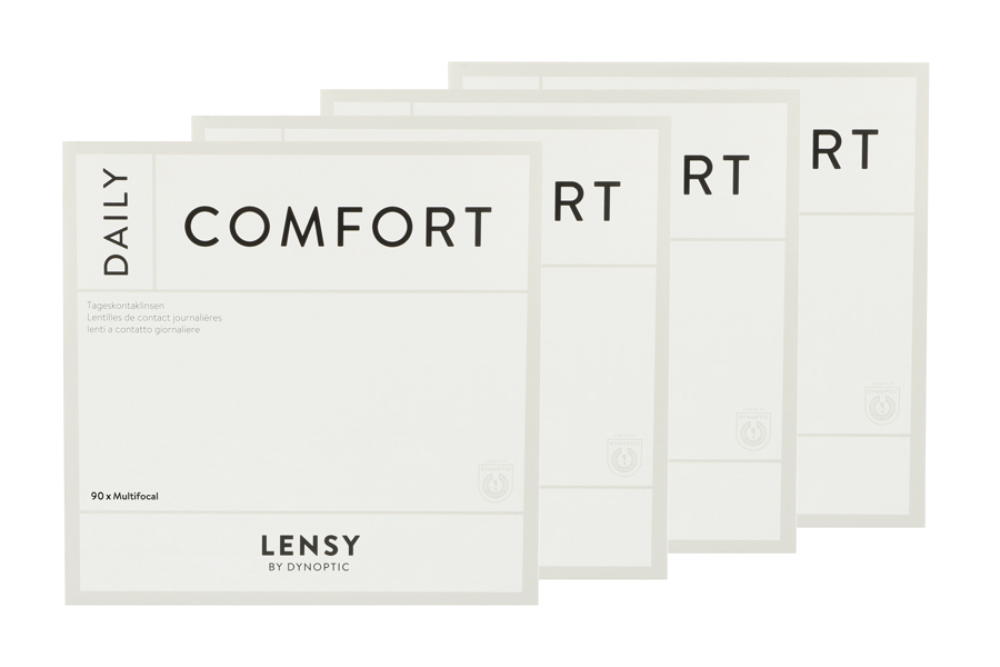 Multifokale Tageslinsen Lensy Daily Comfort Multifocal 4 x 90 Tageslinsen Sparpaket 6 Monate