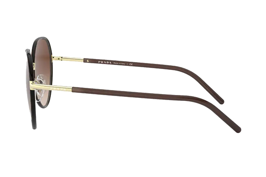 Brillenmarken Prada 65XS 2AU-6S1 Gold / Havanna Sonnenbrille