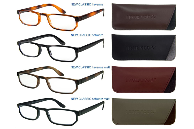Brillenmarken 2 Stück Classic Lesebrille