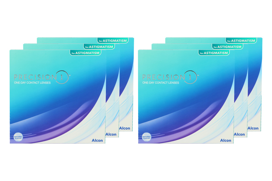 Tageslinsen Precision 1 for Astigmatism 6 x 90 Tageslinsen Sparpaket für 9 Monate