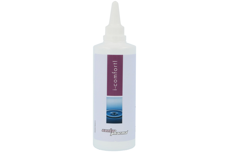 Pflegemittel I-Comfort! 100 ml Spül- und Aufbewahrungslösung