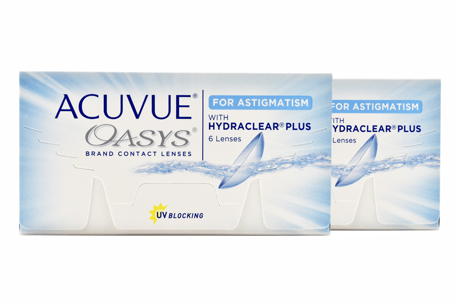 Wochenlinsen Acuvue Oasys for Astigmatism 2 x 6 Zwei-Wochenlinsen
