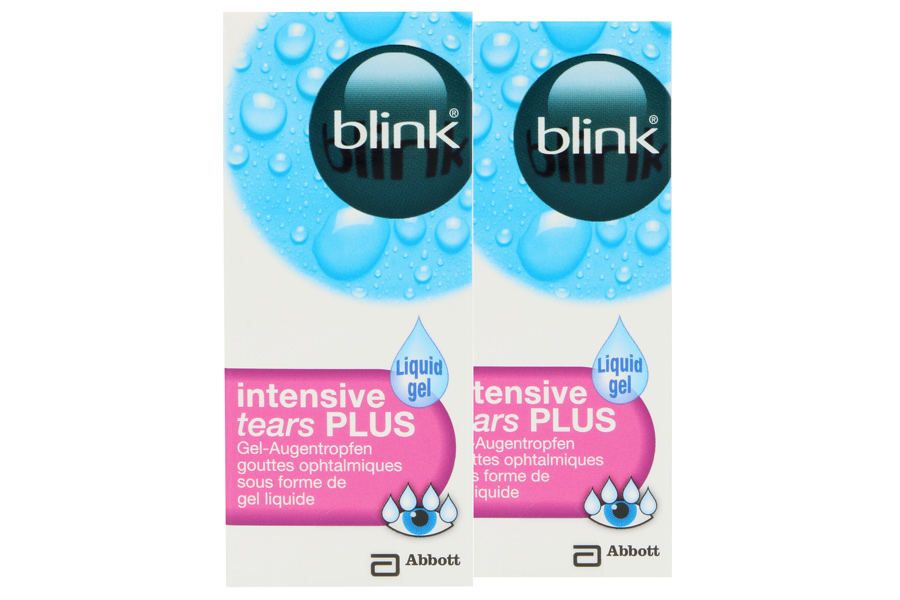 Augengel blink intensive tears Plus Gel 2 x 10 ml Augentropfen