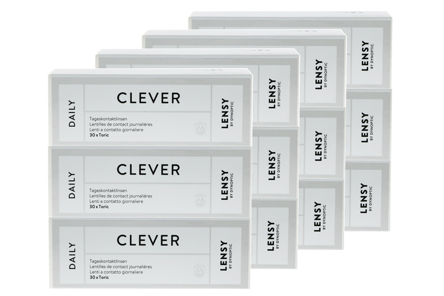 Tageslinsen Lensy Daily Clever Toric 4 x 90 Tageslinsen Sparpaket 6 Monate