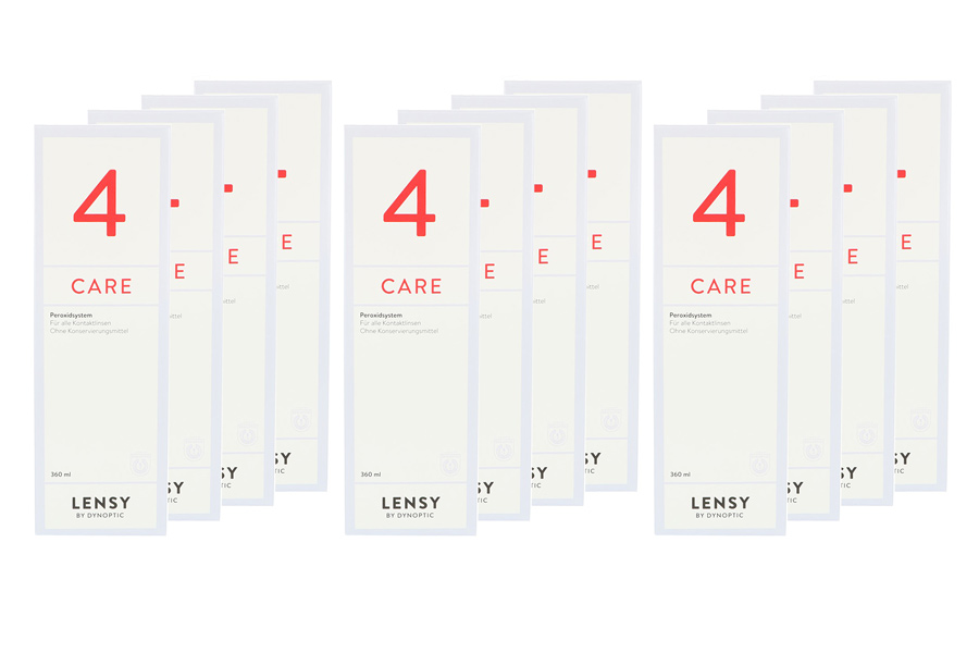 Sparpakete Linsenmittel Lensy Care 4 12 x 360 ml Peroxidlösung