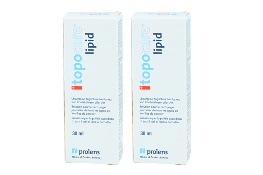 Sparpakete Linsenmittel topocare lipid 2 x 30 ml Reinigung