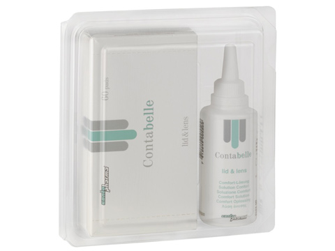 Pflegemittel ContaBelle "lid&lens" Comfort-System 50 ml + Pads