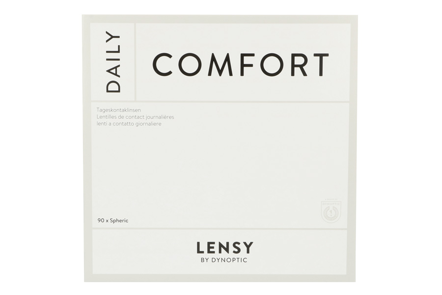 Sphärische Kontaktlinsen Lensy Daily Comfort Spheric 90 Tageslinsen