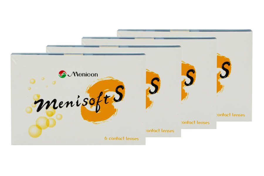 Wochenlinsen Menisoft S 4 x 6 Zwei-Wochenlinsen