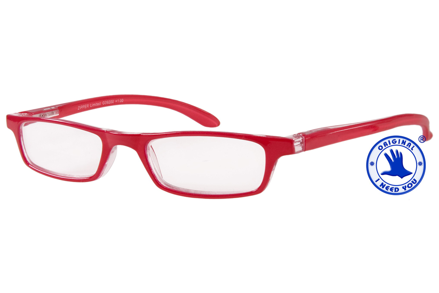 Brillenmarken Zipper Lesebrille in Limited Rot