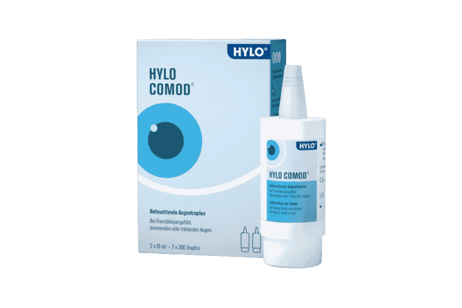 Augentropfen ohne Konservierungsmittel Hylo-Comod 2 x 10 ml Augentropfen