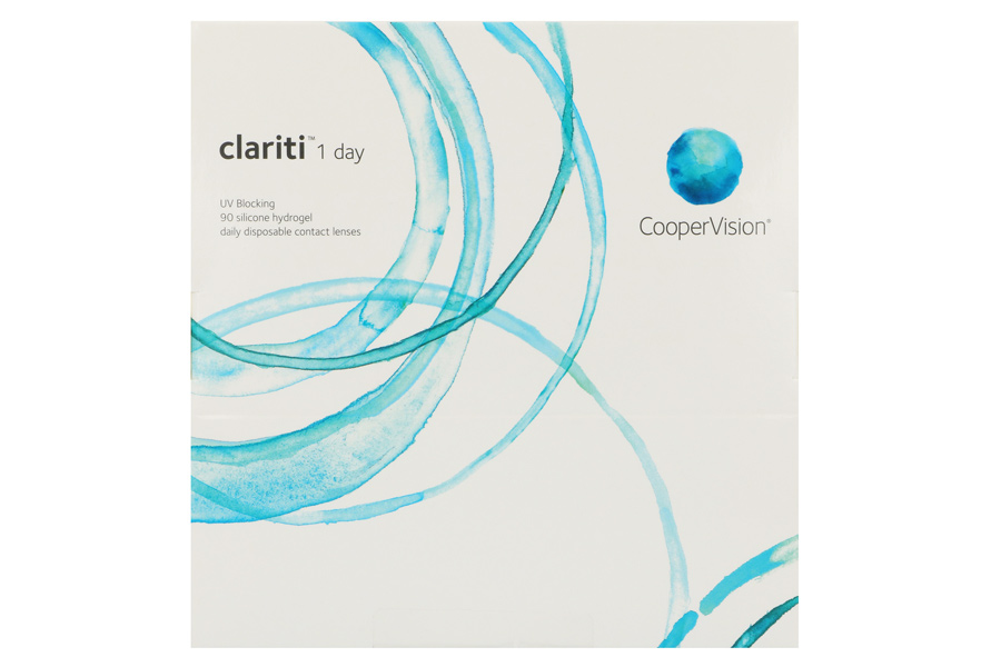 Sphärische Kontaktlinsen Clariti 1 day 90 Stück - Tageslinsen von Cooper Vision