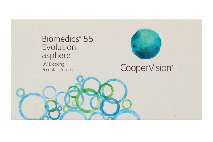 Sphärische Kontaktlinsen Biomedics 55 6 Monatslinsen