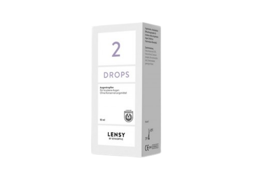 Augentropfen ohne Konservierungsmittel Lensy Drops 2 1 x 10 ml Augentropfen