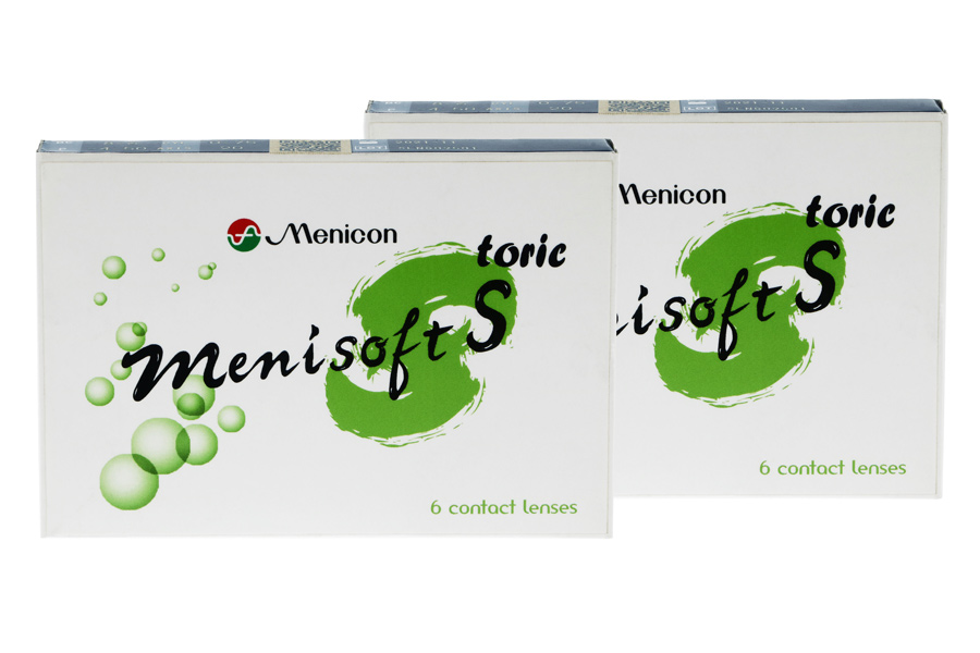 Wochenlinsen Menisoft S toric 2 x 6 Zwei-Wochenlinsen
