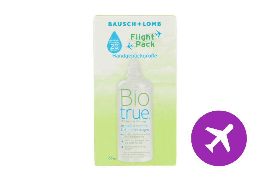 Pflegemittel Biotrue Flight Pack 100ml All-in One Lösung