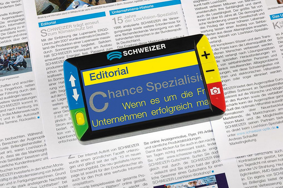Brillen Emag portables elektronisches Lesegerät