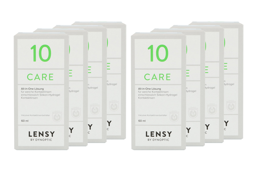 Sparpakete Linsenmittel Lensy Care 10 8 x 60ml All-in-One Lösung