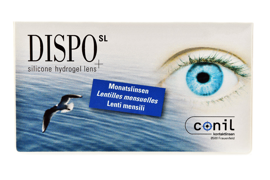 Sphärische Kontaktlinsen Dispo SL 6 Monatslinsen