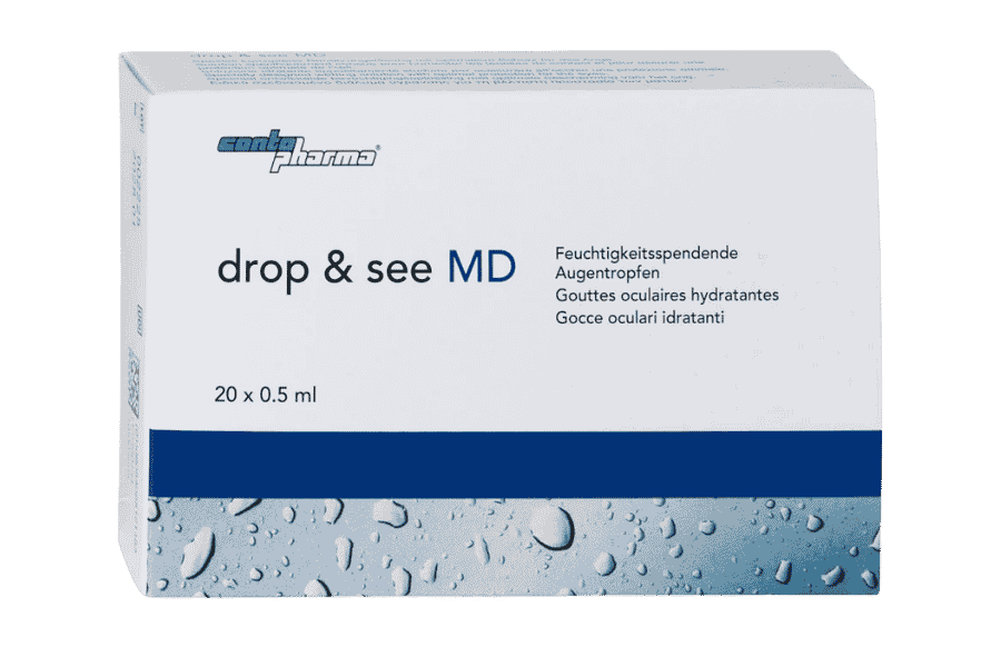 Augentropfen ohne Konservierungsmittel drop & see 20 x 0.5 ml Augentropfen