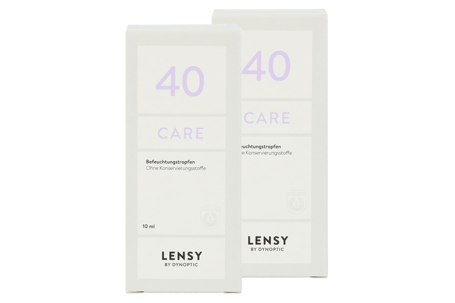 Augentropfen ohne Konservierungsmittel Lensy Care 40 2 x 10 ml Augentropfen