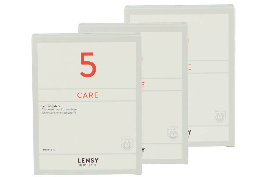 Sparpakete Linsenmittel Lensy Care 5 3 x 60 ml Peroxidlösung