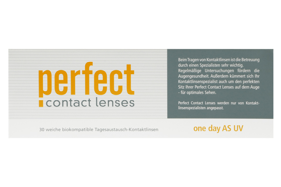 Sphärische Kontaktlinsen perfect one day AS UV 30 Tageslinsen