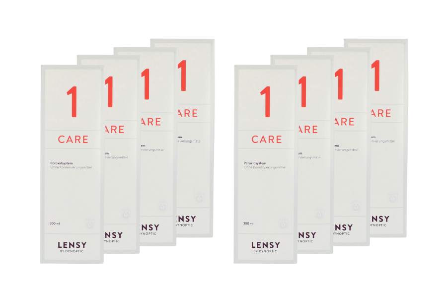 Sparpakete Linsenmittel Lensy Care 1 8 x 300 ml Peroxidlösung