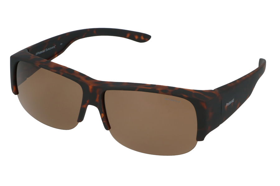 Brillenmarken Polaroid Suncovers P9007S V08HE Brown Havanna Matt Sonnenbrille