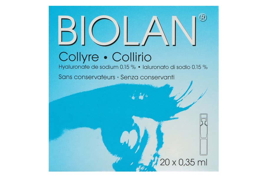 Augentropfen ohne Konservierungsmittel Biolan 20 x 0.35 ml Augentropfen