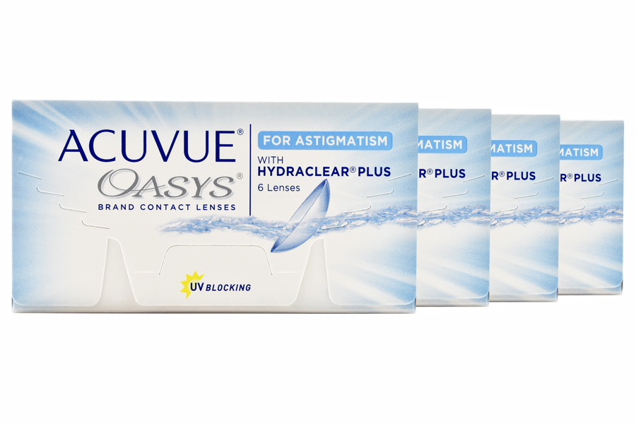 Wochenlinsen Acuvue Oasys for Astigmatism 4 x 6 Zwei-Wochenlinsen