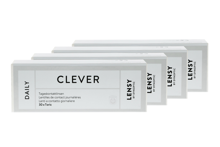 Tageslinsen Lensy Daily Clever Toric 4 x 30 Tageslinsen