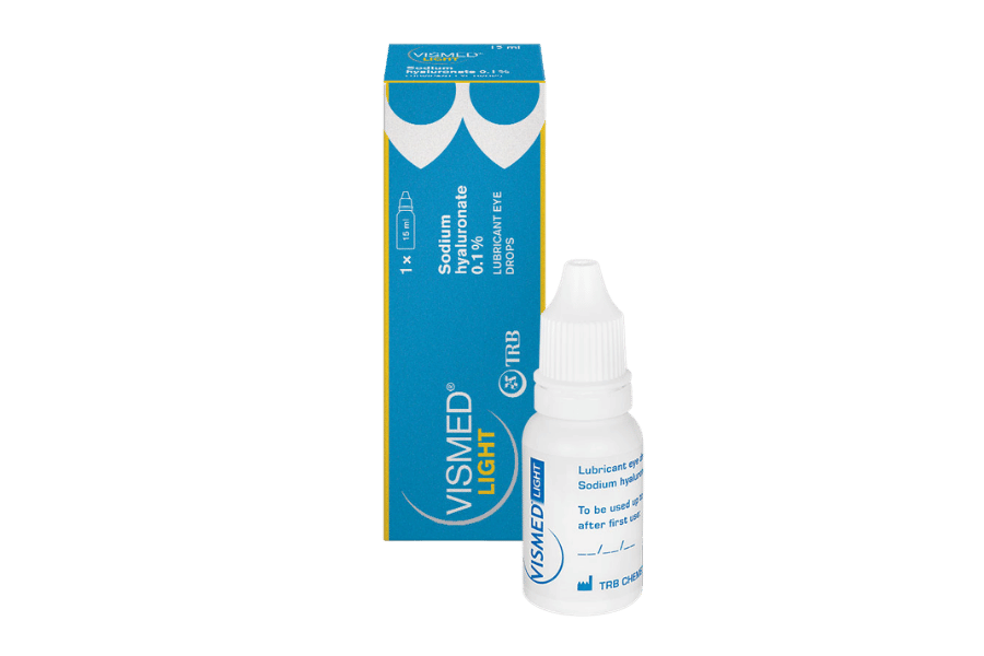 Pflegemittel Vismed Light 15 ml Benetzungslösung Augentropfen