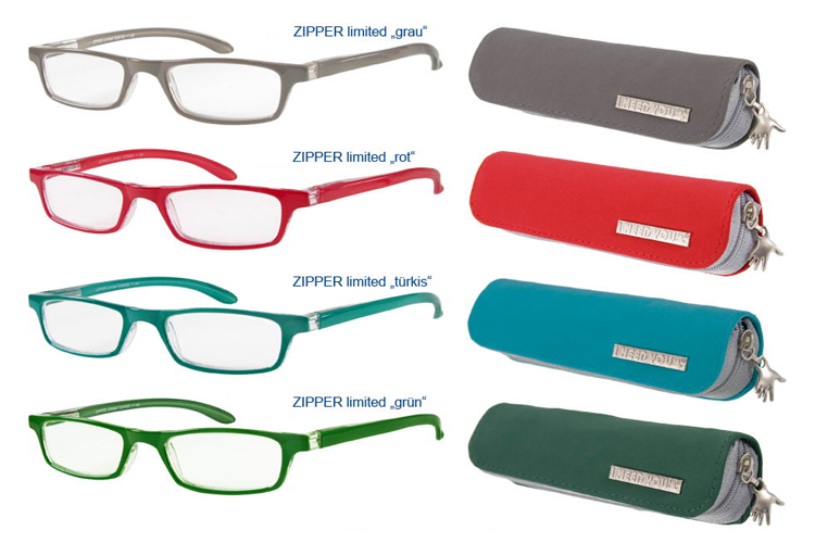 Brillenmarken Zipper Lesebrille