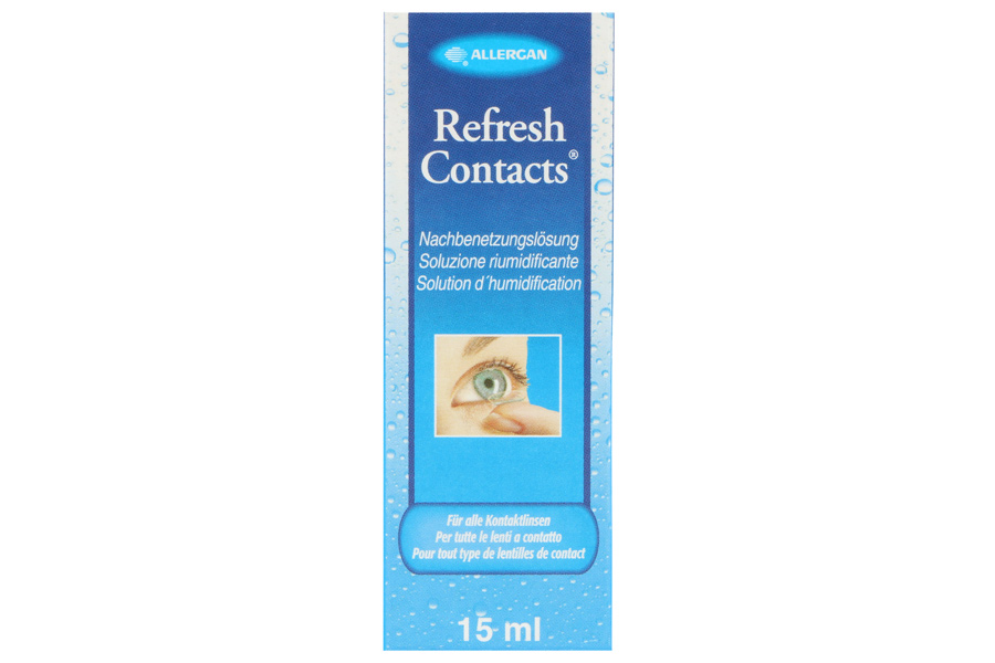 Pflegemittel Refresh Contacts 15 ml Augentropfen
