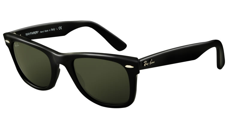 Brillenmarken Ray-Ban 2140 Original Wayfarer 901 Crystal Green Sonnenbrille