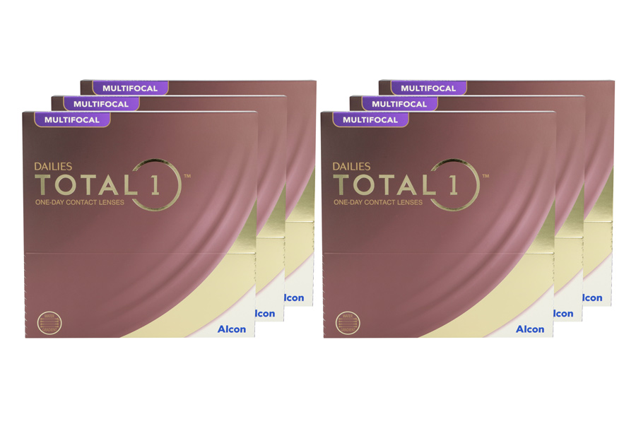 Multifokale Tageslinsen Dailies Total 1 Multifocal 6 x 90 Tageslinsen Sparpaket 9 Monate von Alcon