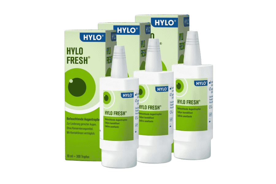 Augentropfen ohne Konservierungsmittel Hylo-Fresh 3 x 10 ml Augentropfen