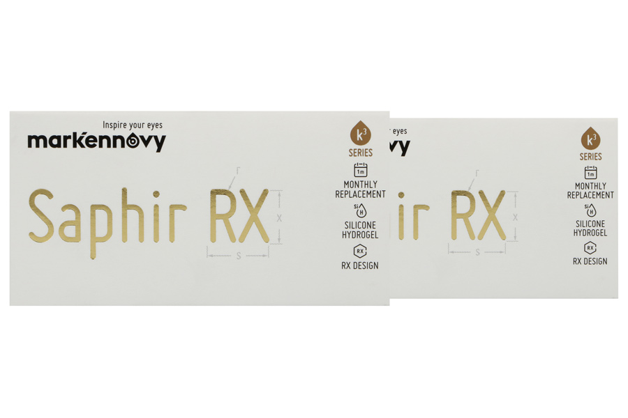 Monatslinsen Saphir Rx Monthly Multifocal Toric 2 x 3 Monatslinsen