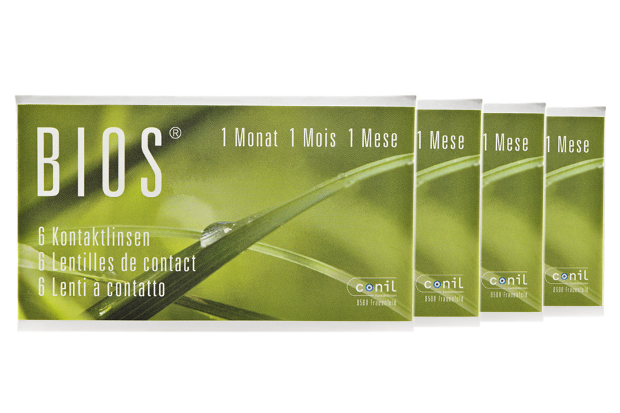 Sphärische Kontaktlinsen Bios 1-Monat 4 x 6 Monatslinsen