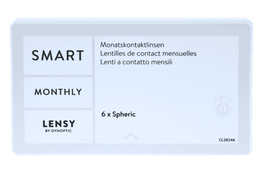 Sphärische Kontaktlinsen Lensy Monthly Smart Spheric 6 Monatslinsen