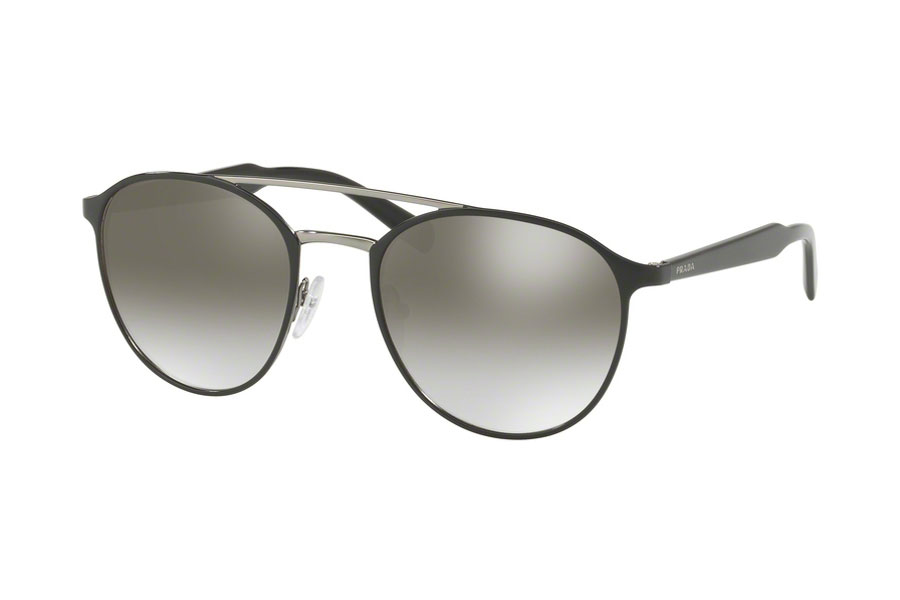 Brillenmarken Prada 62TS-1AB4S1 Black/ Gunmetal Gradient Grey Mirror Silver Brillenmarken Prada 62TS-1AB4S1 Black/ Gunmetal Gradient Grey Mirror Silver
